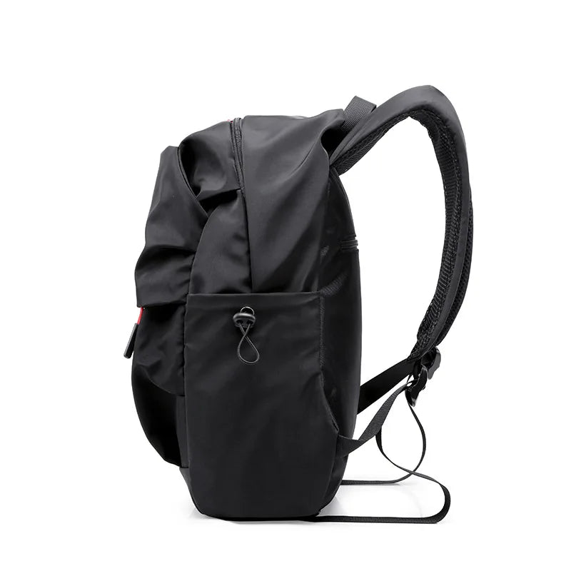 Men's Nylon Laptop Bag Large Capacity Leisure Shoulder Bag Fashion Travel Backpack Computer Bag Student Schoolbag