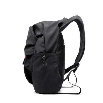 Men's Nylon Laptop Bag Large Capacity Leisure Shoulder Bag Fashion Travel Backpack Computer Bag Student Schoolbag