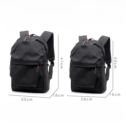 Men's Nylon Laptop Bag Large Capacity Leisure Shoulder Bag Fashion Travel Backpack Computer Bag Student Schoolbag