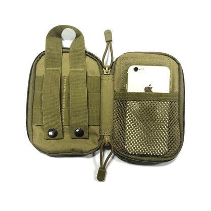 Men's Nylon Military Cell/Mobile Phone Case Cover Belt Bag Accessory Purse MOLLE High Quality Small Hip Bum Fanny Waist Pack