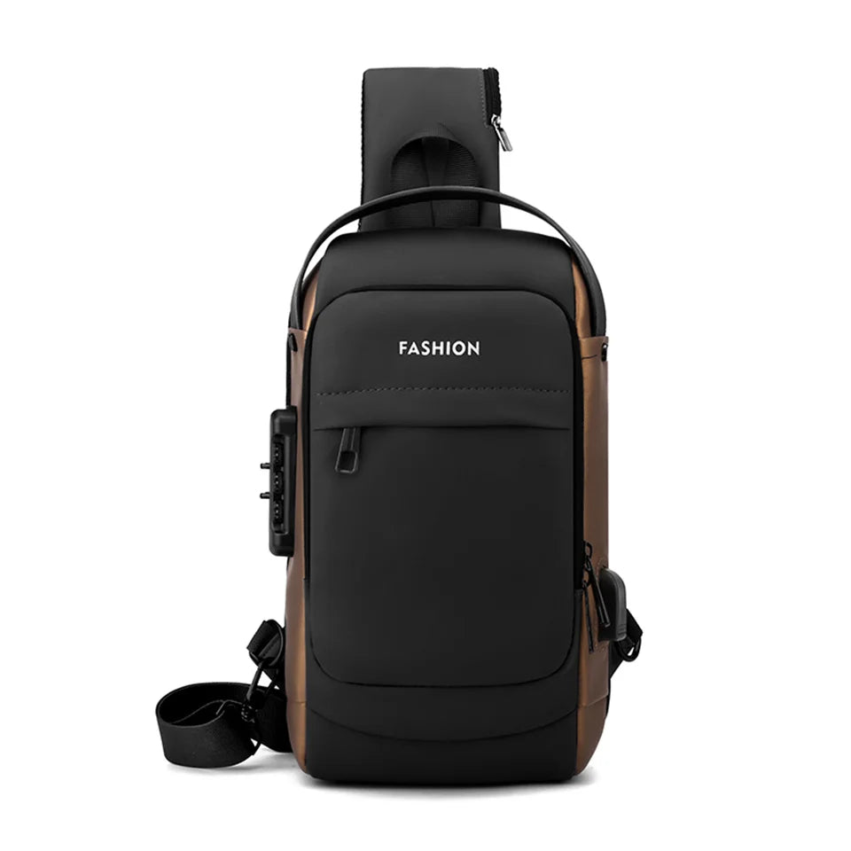 Men's Nylon Vintage Shoulder Bag Crossbody Bag Hiking Sling Shoulder Bag Satchel Tote For Men Casual Crossbody Bag