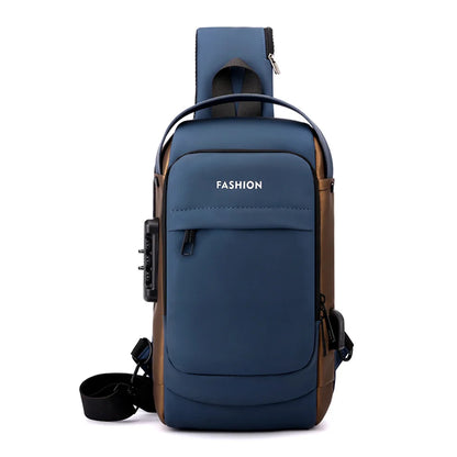 Men's Nylon Vintage Shoulder Bag Crossbody Bag Hiking Sling Shoulder Bag Satchel Tote For Men Casual Crossbody Bag