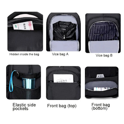 Men's Outdoor Backpack 60L High Capacity Climbing Travel Sports Rucksack School Bag Camping Hiking Pack For Male Female Women