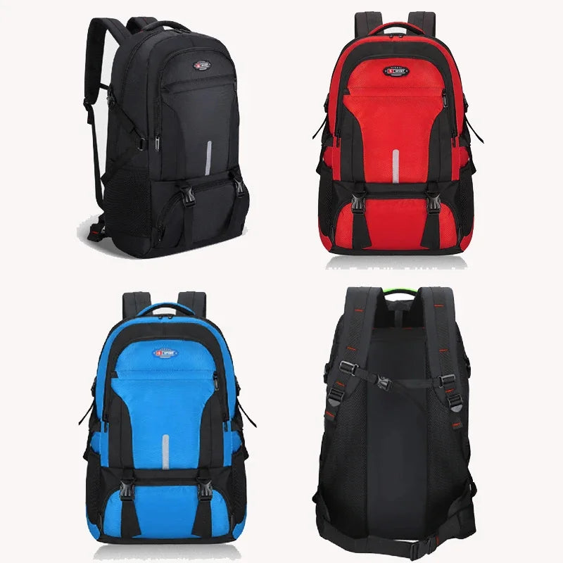 Men’s Outdoor Backpack Climbing Travel Sports Rucksack School Bag High Capacity Camping Hiking Pack For Male Female Women