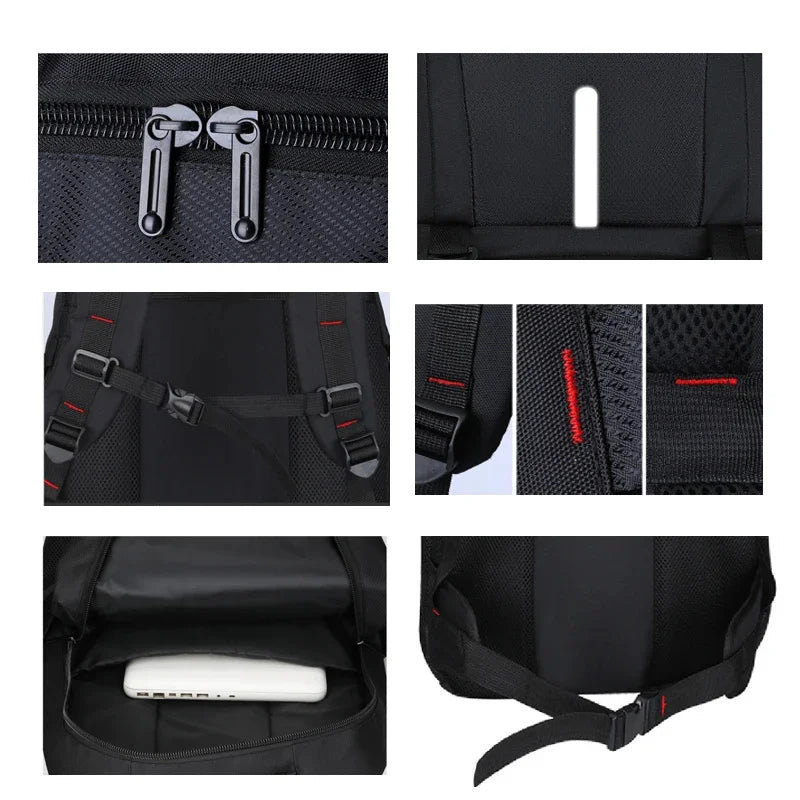 Men’s Outdoor Backpack Climbing Travel Sports Rucksack School Bag High Capacity Camping Hiking Pack For Male Female Women