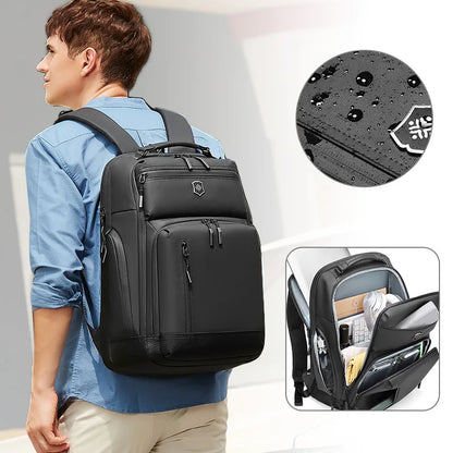 Men's Oxford Business Backpack Waterproof Male Travel Laptop Fashion Packs Student Large-capacity Schoolbag Women Female