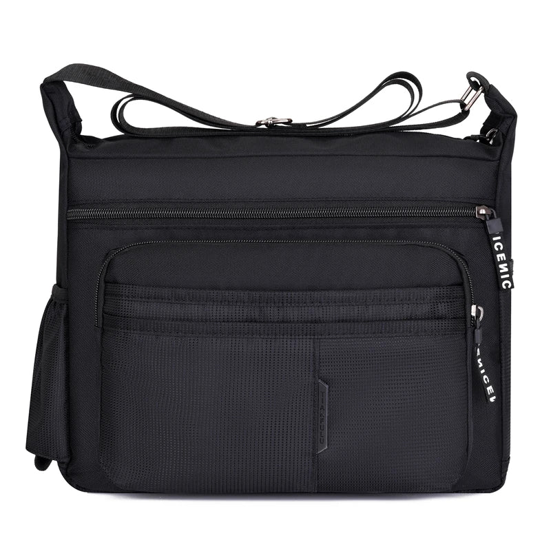 Men's Oxford Shoulder Bag Casual Large Capacity Multi-pocket Handbag Messenger Bag Male Crossbody Bags Tote