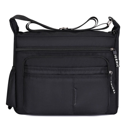 Men's Oxford Shoulder Bag Casual Large Capacity Multi-pocket Handbag Messenger Bag Male Crossbody Bags Tote