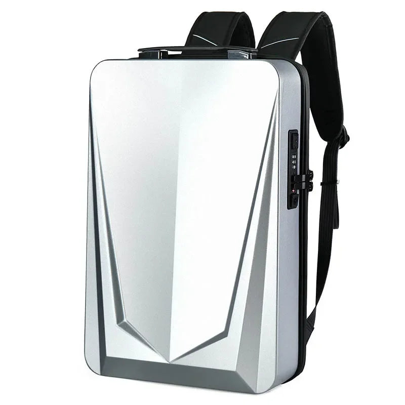 Men's PC Hardshell Backpack Trendy Cool E-sports Backpack Full Keyboard USB Multi-function laptop backpack Business Backpack