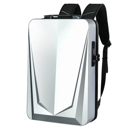 Men's PC Hardshell Backpack Trendy Cool E-sports Backpack Full Keyboard USB Multi-function laptop backpack Business Backpack