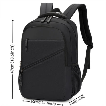 Men's Portable Travel Computer Backpack Waterproof Wear Resistant Schoolbag Oxford Cloth Man Fashion Versatile Student Rucksack
