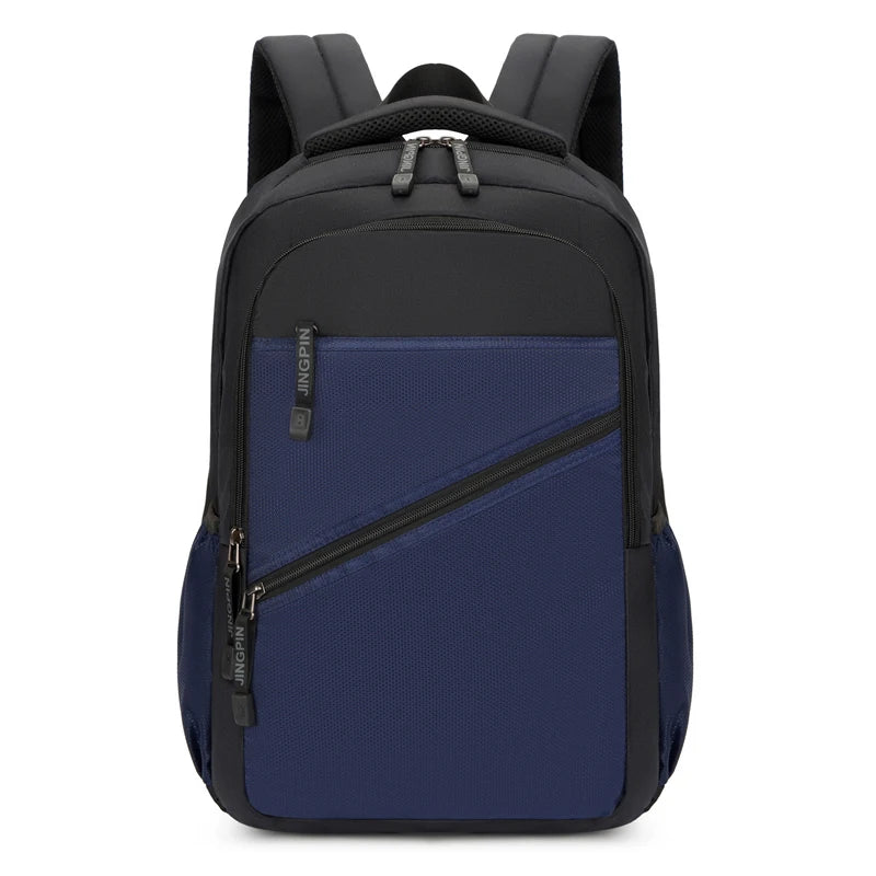 Men's Portable Travel Computer Backpack Waterproof Wear Resistant Schoolbag Oxford Cloth Man Fashion Versatile Student Rucksack