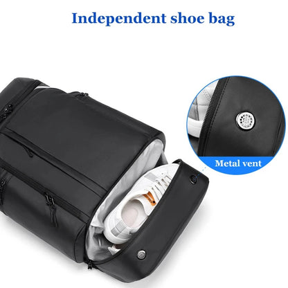Men's Reinforced Backpack Waterproof Light Weat Business Laptop Large Size Bags Multifinonal Travel Backpacks for Women Outdoor