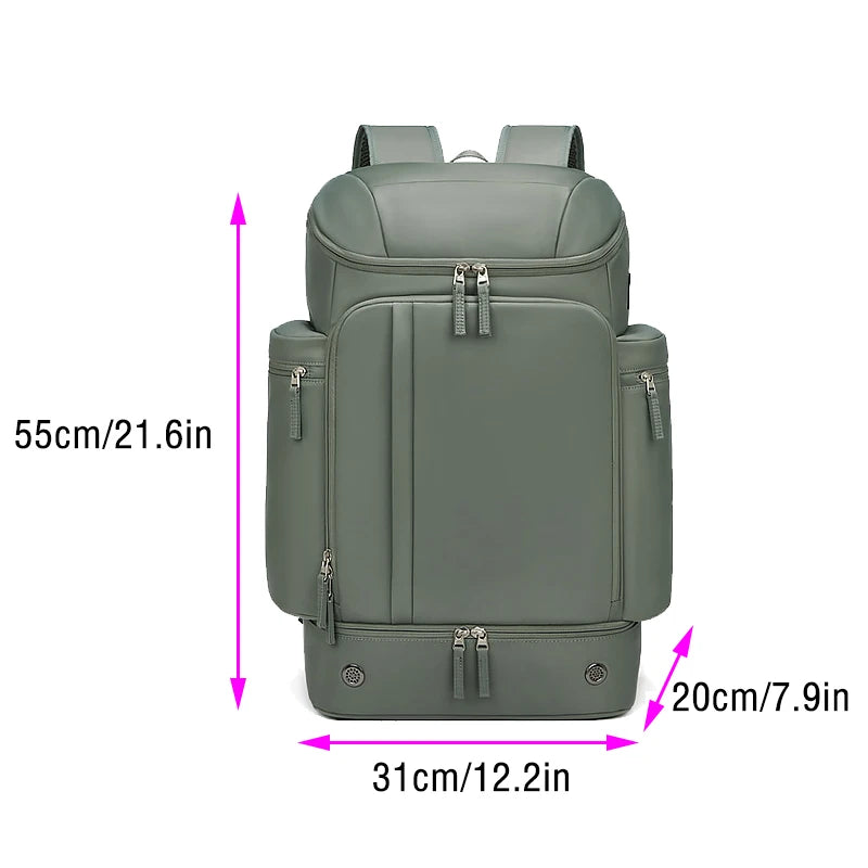 Men's Reinforced Backpack Waterproof Light Weat Business Laptop Large Size Bags Multifinonal Travel Backpacks for Women Outdoor