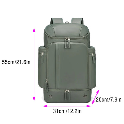 Men's Reinforced Backpack Waterproof Light Weat Business Laptop Large Size Bags Multifinonal Travel Backpacks for Women Outdoor