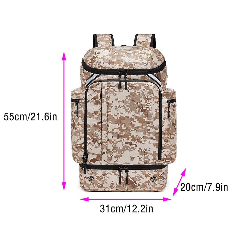 Men's Reinforced Backpack Waterproof Light Weat Business Laptop Large Size Bags Multifinonal Travel Backpacks for Women Outdoor