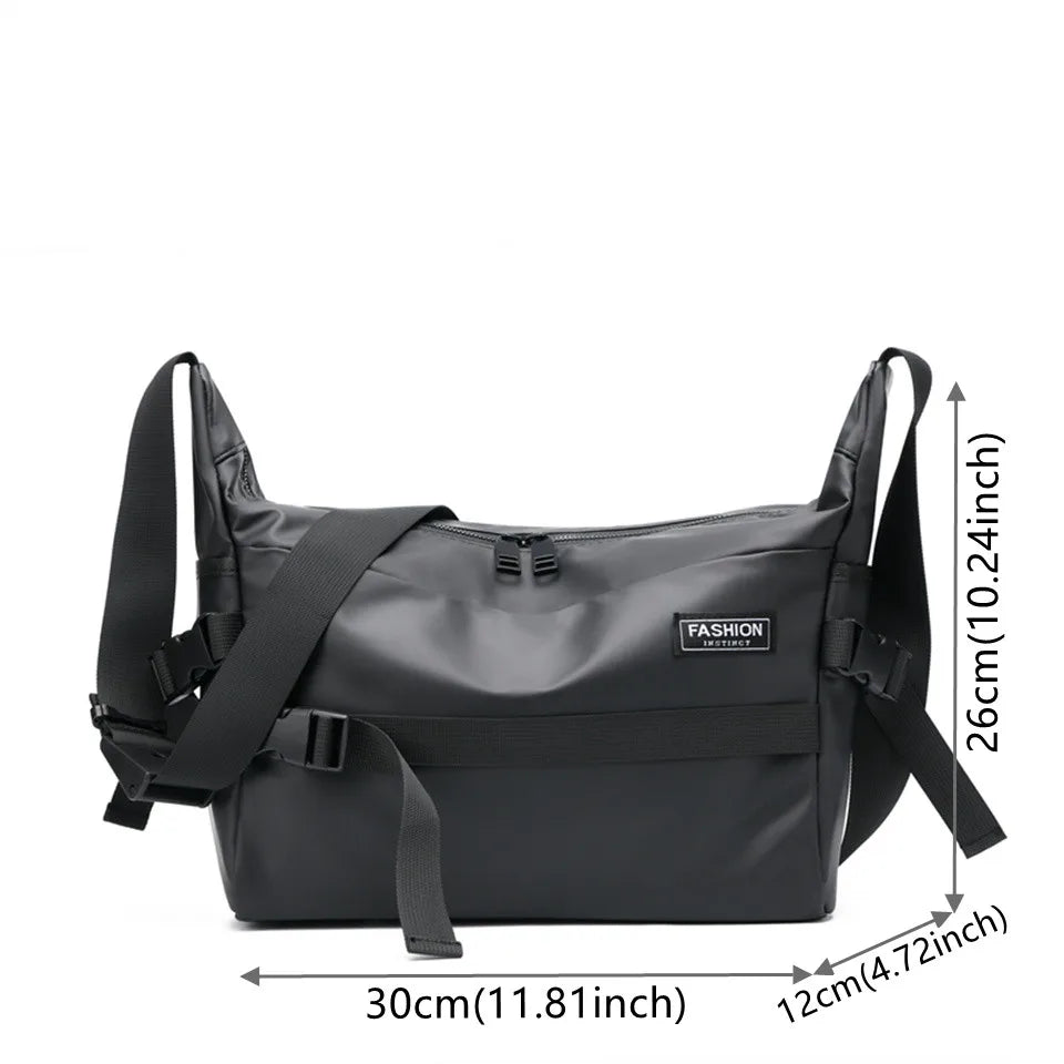 Men's Retro Nylon Shoulder Bags Designer Large-capacity Simplicity Men Fashion Crossbody Bags Versatile Man Handbags