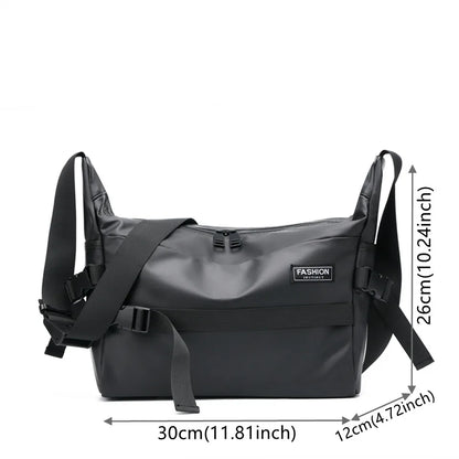 Men's Retro Nylon Shoulder Bags Designer Large-capacity Simplicity Men Fashion Crossbody Bags Versatile Man Handbags