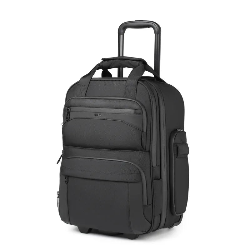 Men's Rolling Luggage Handbag Trolley Bag with wheels Carry on Hand Luggage Travel Suitcases Business Laptop Bag For Men