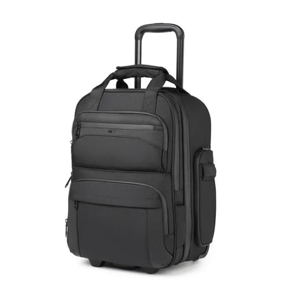 Men's Rolling Luggage Handbag Trolley Bag with wheels Carry on Hand Luggage Travel Suitcases Business Laptop Bag For Men