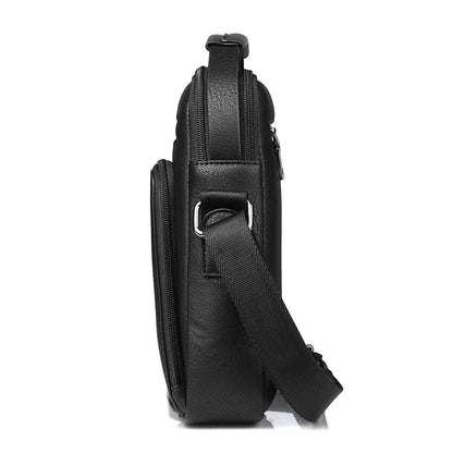 Men's Shoulder Bag Large Capacity Crossbody Bag Casual Handbag Men's PU Leather Business Bag Messenger Bags