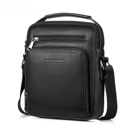Men's Shoulder Bag Large Capacity Crossbody Bag Casual Handbag Men's PU Leather Business Bag Messenger Bags