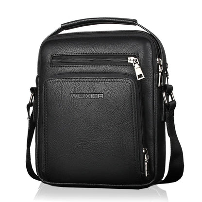 Men's Shoulder Bag Large Capacity Crossbody Bag Casual Handbag Men's PU Leather Business Bag Messenger Bags