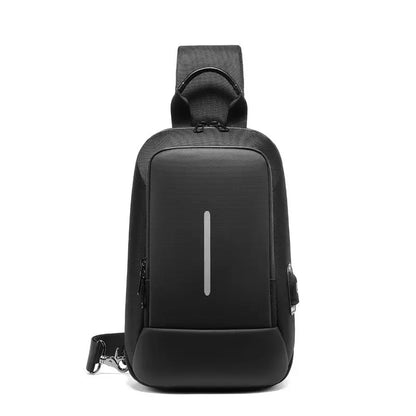 Men's Shoulder Bag Multifunction Waterproof Crossbody Sling For 9.7 inch Ipad Crossbody Pack USB Messenger Pack for Male Bolsas