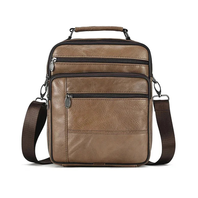 Men's Shoulder s Casual Genuine Leather Gift for Man Crossbody Handbags Business Messenger Bag Male