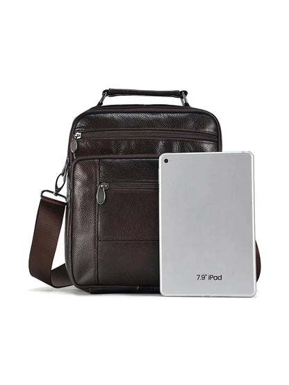 Men's Shoulder s Casual Genuine Leather Gift for Man Crossbody Handbags Business Messenger Bag Male