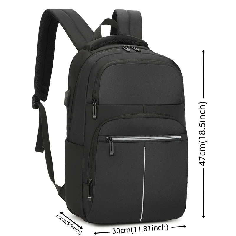 Men's Simplicity Leisure Rucksacks Waterproof Oxford Male High-capacity Travel Backpacks Multifunctional Man Light Laptop Bags