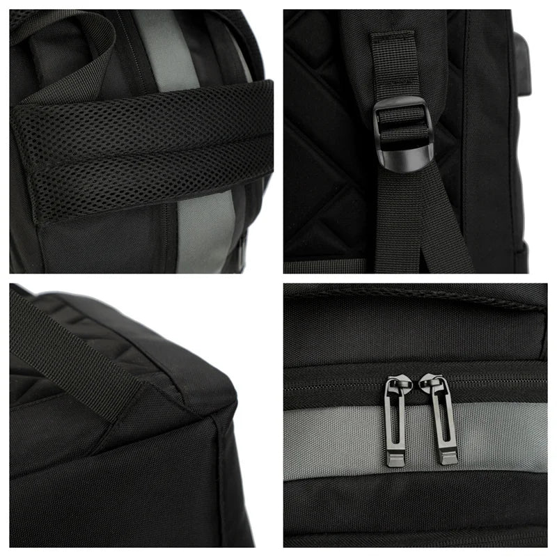 Men's Simplicity Leisure Rucksacks Waterproof Oxford Male High-capacity Travel Backpacks Multifunctional Man Light Laptop Bags