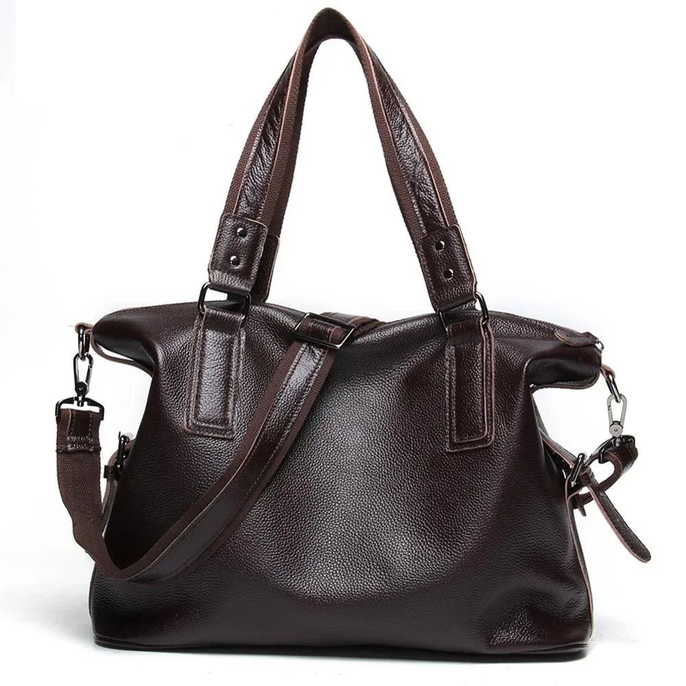 Men's Single Shoulder Genuine Leather Crossbody s for Men Large Capacity Fashion Messenger Bag Top Layer Cowhide