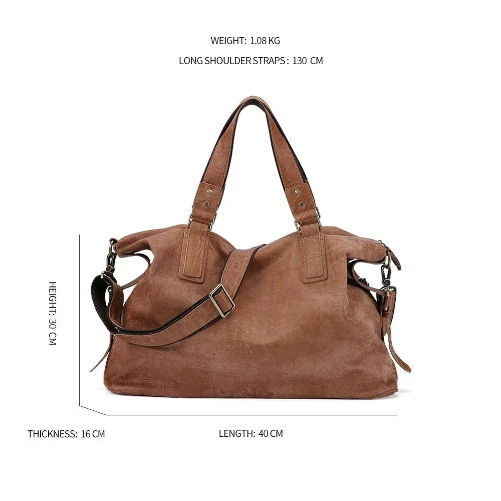 Men's Single Shoulder Genuine Leather Crossbody s for Men Large Capacity Fashion Messenger Bag Top Layer Cowhide