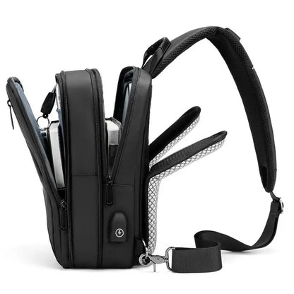 Men's Sling Bag Waterproof and Large capacity Chest Bag Shoulder Crossbody Bag Outdoor portable leisure cross bag