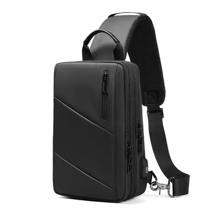 Men's Sling Bag Waterproof and Large capacity Chest Bag Shoulder Crossbody Bag Outdoor portable leisure cross bag