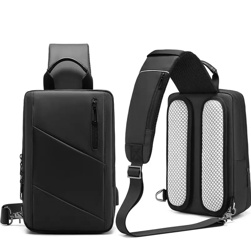 Men's Sling Bag Waterproof and Large capacity Chest Bag Shoulder Crossbody Bag Outdoor portable leisure cross bag