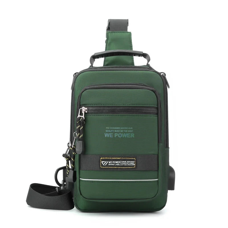 Men's Sports Leisure Chest Pack Designer Male Travel Fashion Crossbody Bags Waterproof Nylon Man Shoulder Bags Light Handbags