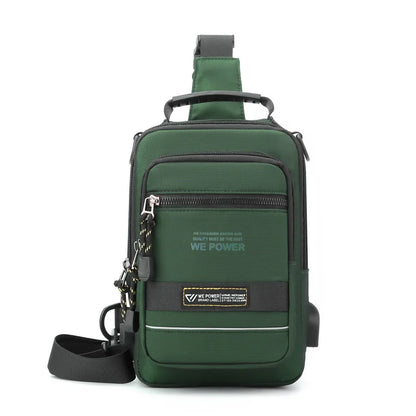 Men's Sports Leisure Chest Pack Designer Male Travel Fashion Crossbody Bags Waterproof Nylon Man Shoulder Bags Light Handbags