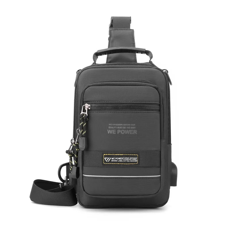 Men's Sports Leisure Chest Pack Designer Male Travel Fashion Crossbody Bags Waterproof Nylon Man Shoulder Bags Light Handbags