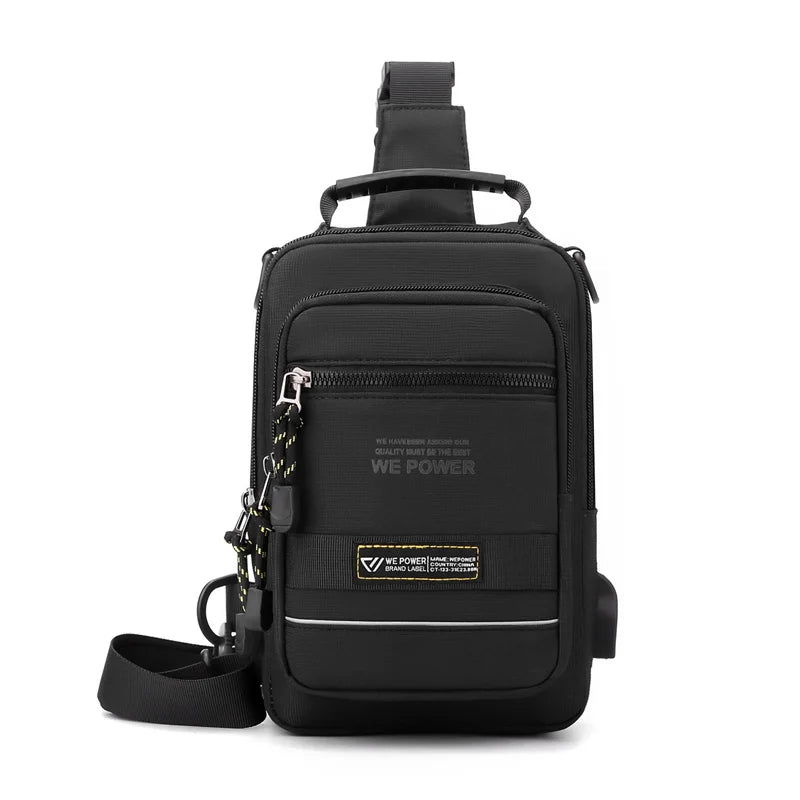 Men's Sports Leisure Chest Pack Designer Male Travel Fashion Crossbody Bags Waterproof Nylon Man Shoulder Bags Light Handbags