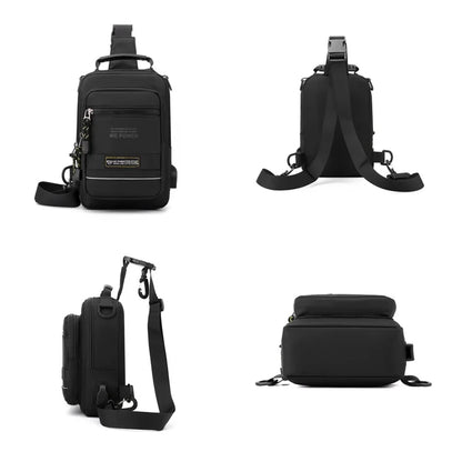 Men's Sports Leisure Chest Pack Designer Male Travel Fashion Crossbody Bags Waterproof Nylon Man Shoulder Bags Light Handbags
