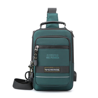 Men's Sports Leisure Chest Pack Designer Male Travel Fashion Crossbody Bags Waterproof Nylon Man Shoulder Bags Light Handbags