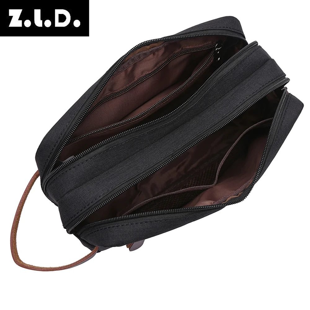 Men's Toiletry Bag Travel Dopp Kit Bathroom Shaving Organizer for Toiletries Overnight Organizer Bag Beauty Case