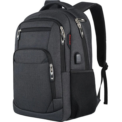 Men's Travel Backpack Mochila Multifuncional 17''Laptop Backpack W/USB Business Bag Oxford Outdoor Waterproof Backpack Mochila