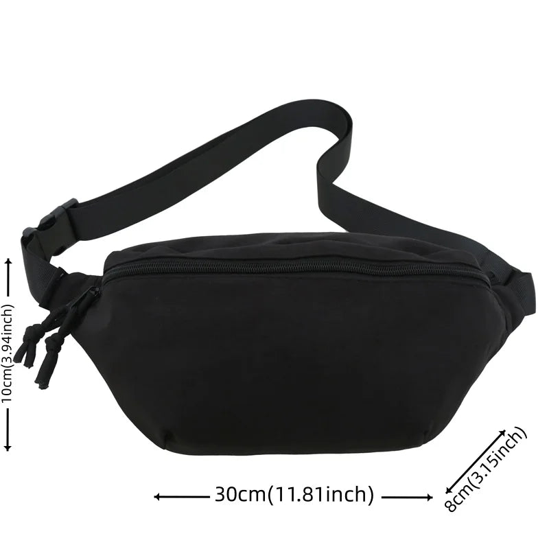 Men's Trend Chest Packs Waterproof Nylon Large-capacity Male Fashion Shoulder Bags High Quality Light Man Leisure Crossbody Bags