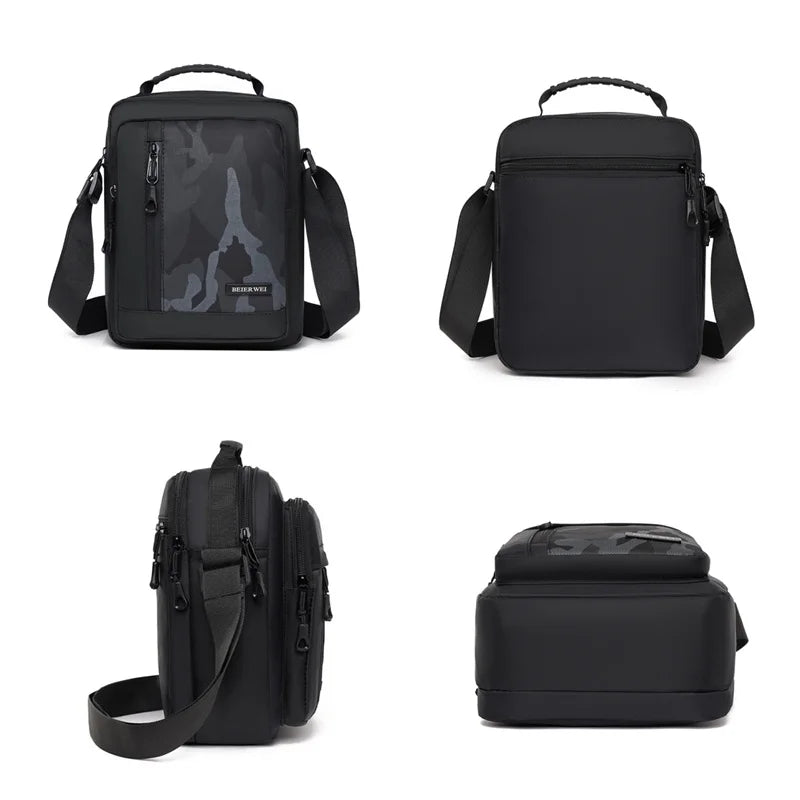 Men's Trend Crossbody Bags Waterproof Oxford Large-capacity Male Leisure Handbags High Quality Light Man Fashion Shoulder Bags