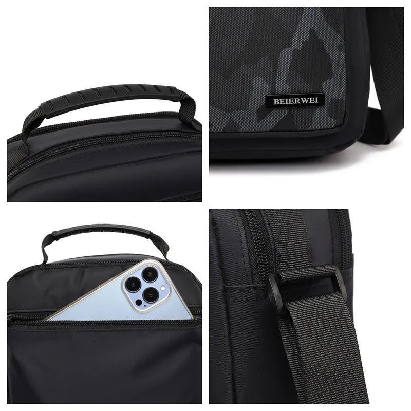 Men's Trend Crossbody Bags Waterproof Oxford Large-capacity Male Leisure Handbags High Quality Light Man Fashion Shoulder Bags