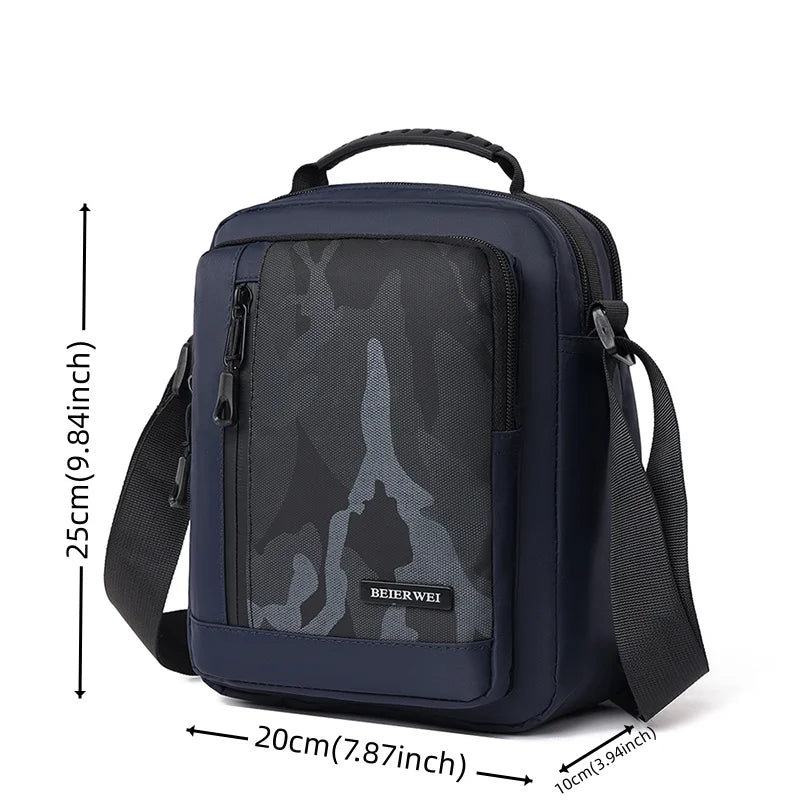 Men's Trend Crossbody Bags Waterproof Oxford Large-capacity Male Leisure Handbags High Quality Light Man Fashion Shoulder Bags