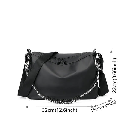 Men's Trend Nylon Crossbody Bag Designer Large-capacity Waterproof Men Versatile Messenger Bag Female Men Shoulder Bags